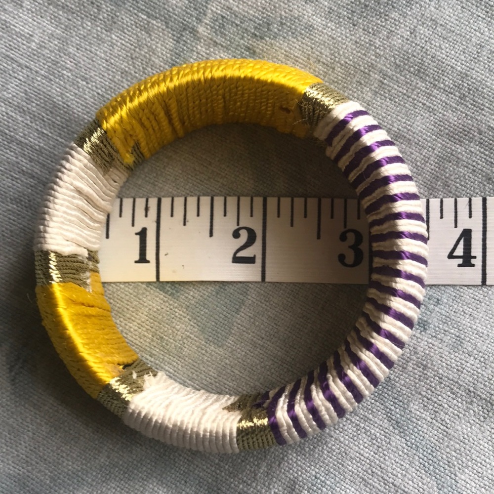 Wide threaded bracelet - Picture 4 of 6
